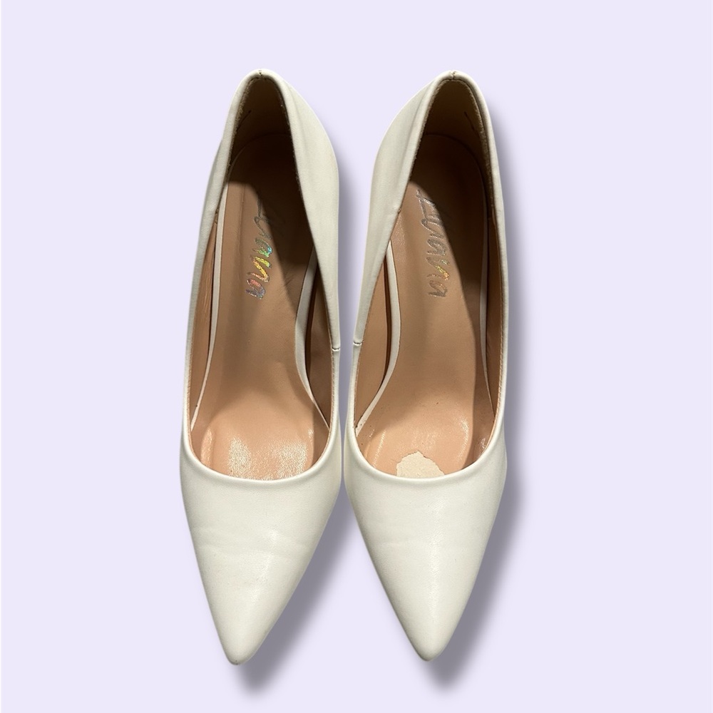 Liliana White Pump Heels